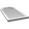 Ekena Millwork Octagonal Top Surface Mount PVC Gable Vent w/ 2"W x 2"P Brickmould Sill Frame, 20"W x 40"H GVPOT20X4003SN - alternate 5